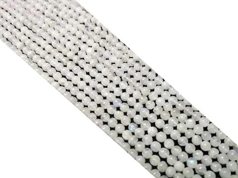 Rainbow Moonstone Round Beads 4mm