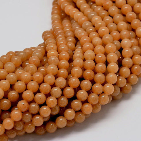 Red Aventurine Round Beads 6mm