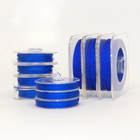 Royal Blue Chinese Knotting Cord 0.8/1mm 10 Yd Bobbin