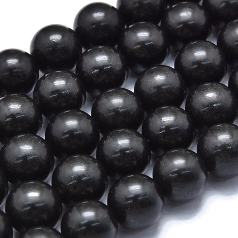 Shungite Round Beads 6mm