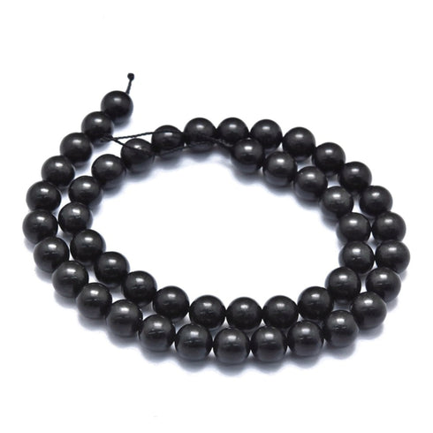 Shungite Round Beads 6mm