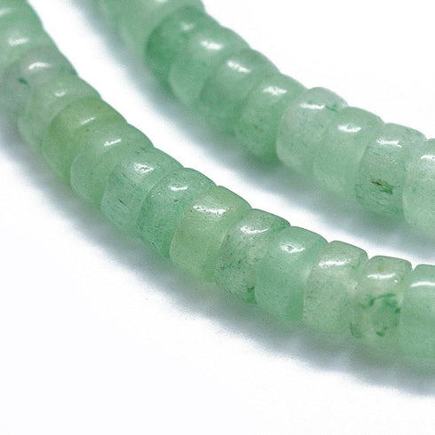 Green Aventurine Heishi Beads 4X3mm