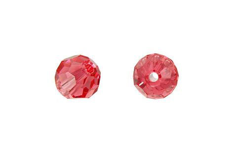 Faceted Round Padparadscha 6mm 8pc
