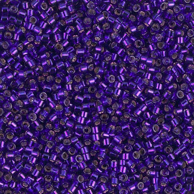 DB0610 - Bright Royal Purple Transparent/Silver Lined/Dyed 10 grams