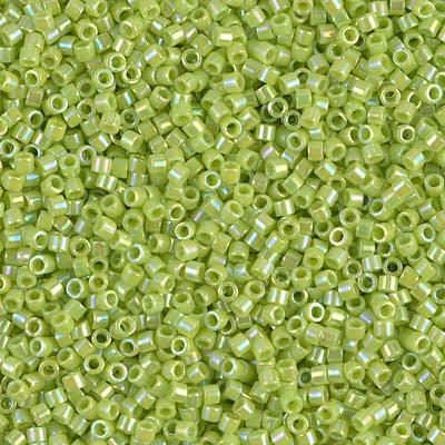 DB0169 - Lime Opaque/Rainbow 10 grams