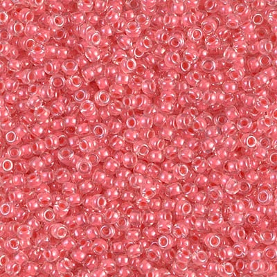 11-0204 - Crystal/Pink Grapefruit Inside Color Lined 10 grams