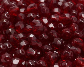 Garnet Faceted 5mm