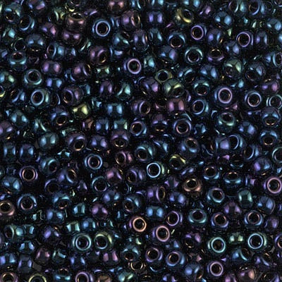 8-0452 - Midnight Blue Metallic/Rainbow 10 grams