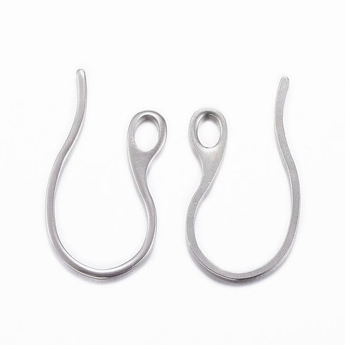 Stainless Steel Ear Wires 6pc
