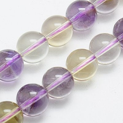 Ametrine Round Beads 8mm
