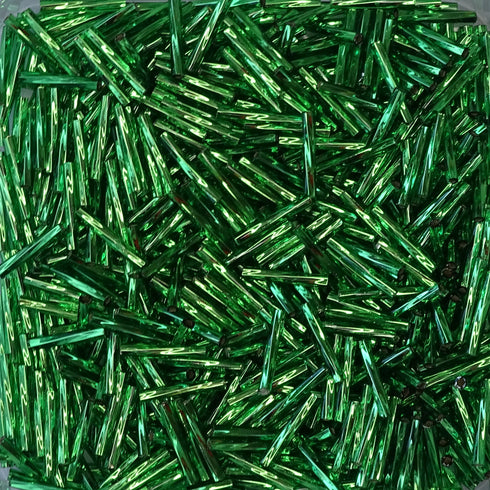 BGLTW12-0016 - 12mm Kelly Green Silver Lined