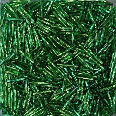 BGLTW12-0016 - 12mm Kelly Green Silver Lined