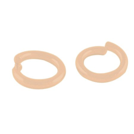 Rose Gold Open Jump Ring 18Ga 6X1mm 50Pc
