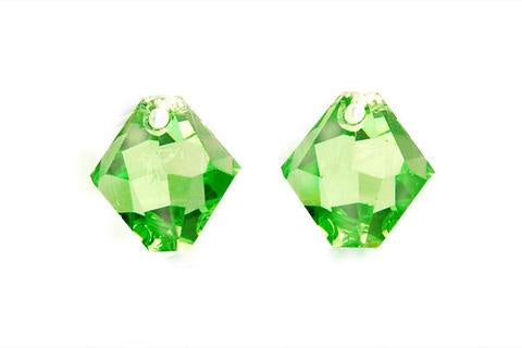 Bicone Pendant Peridot 8mm 4pc