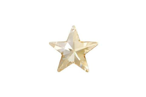 Star Pendant Crystal (Golden Shadow) 28mm 1pc
