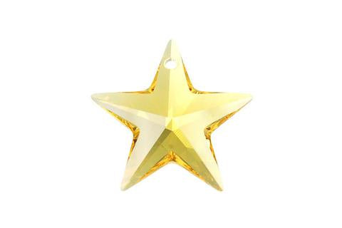 Star Pendant Light Topaz 28mm 1pc