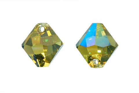 Bicone Pendant Khaki (AB) 8mm 4pc