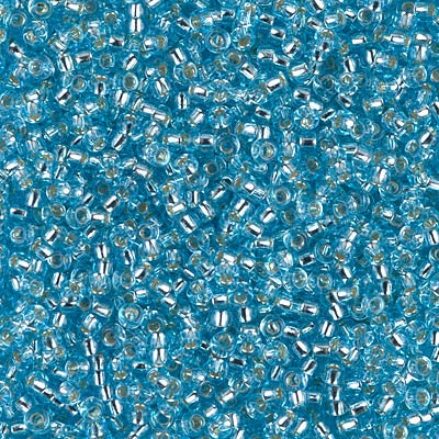 11-0018 - Blue Topaz Transparent/Silver Lined 10 grams