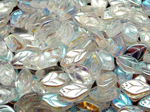 Crystal AB Leaf 7X12mm