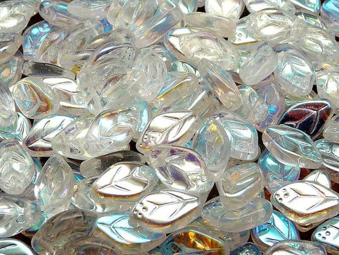 Crystal AB Leaf 7X12mm