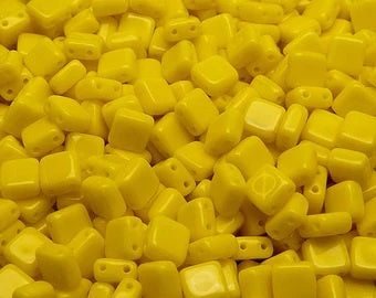 Czechmates Opaque Yellow 6mm