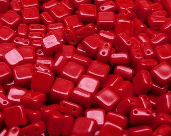 Czechmates Red Coral 6mm