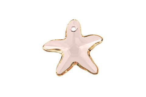 Starfish Pendant Silk 20mm 1pc