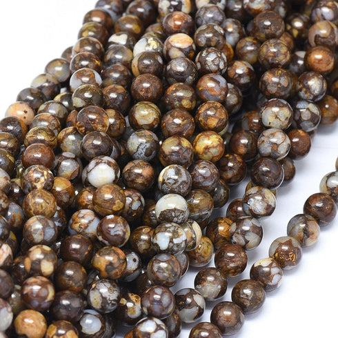 African Opal Round Beads 8mm