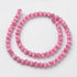 Cat Eye Bead Hot Pink Round Beads 8mm