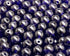 Dark Sapphire White Luster Round 8mm