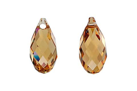 Briolette Pendant Light Colorado Topaz 11X5.5mm 2pc