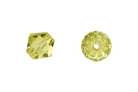 Bicone Jonquil 6mm 12pcs