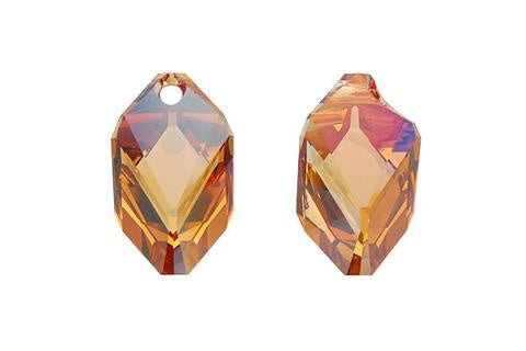 Cubist Pendant Crystal (Copper) 22mm 1pc