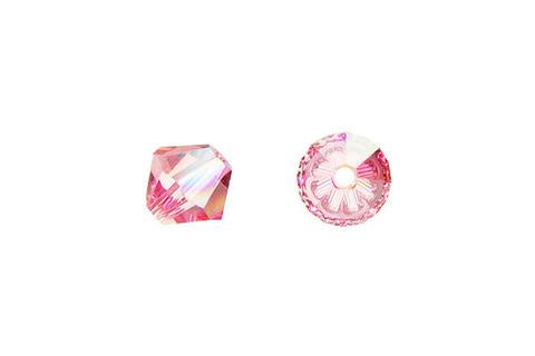 Bicone Light Rose (AB) 8mm 8pcs