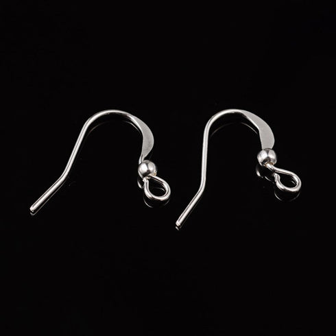 Ear Wire Silver Color On Brass