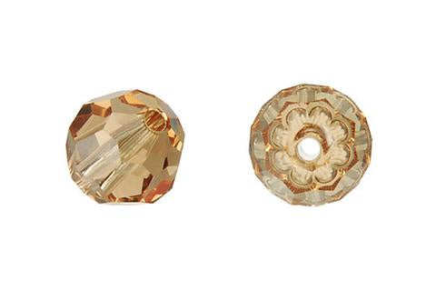 Faceted Round Light Colorado Topaz 8mm 4pcs