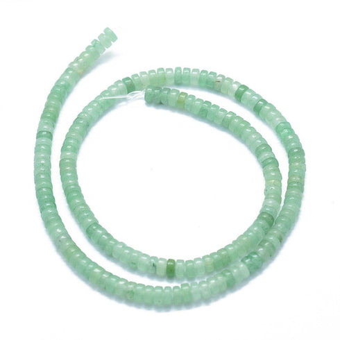 Green Aventurine Heishi Beads 4X3mm