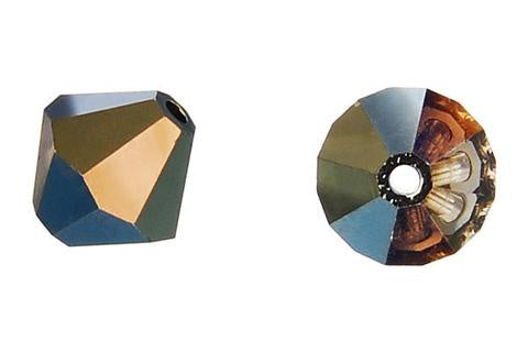 Bicone Tabac 8mm 8pcs