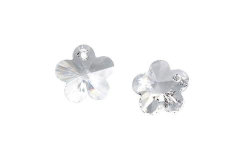 Flower Pendant Crystal 18mm 1pc