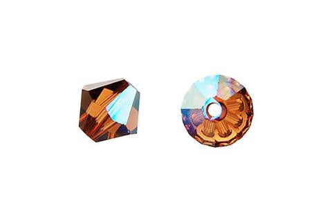 Bicone Smoked Topaz (AB) 8mm 8pcs