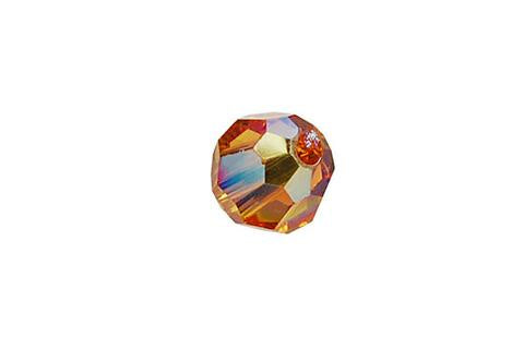 Faceted Round Topaz (AB) 8mm 4pc