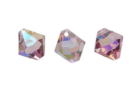 Bicone Pendant Light Amethyst (AB) 8mm 4pc