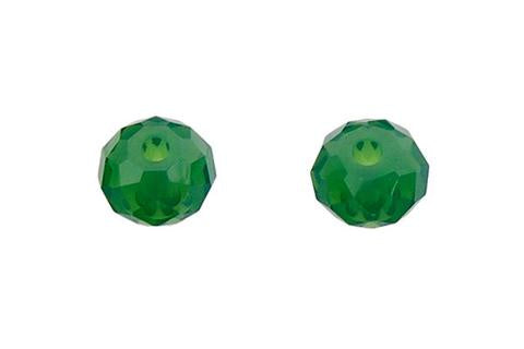 Rondelle Palace Green Opal 8mm 4pc