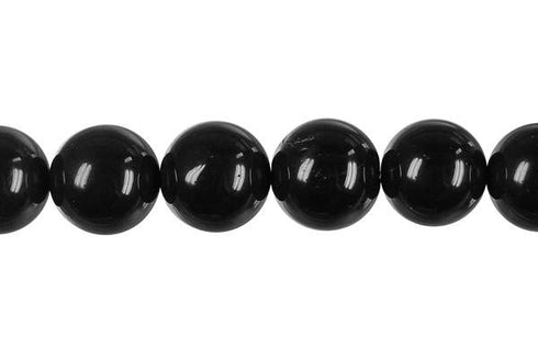 Black Swan Round Beads 10mm