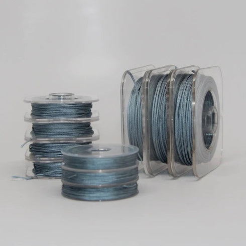 Grey Chinese Knotting Cord 0.5mm 10 Yd Bobbin
