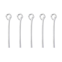 Iron Eye Pin Silver Color 20mm 100pc