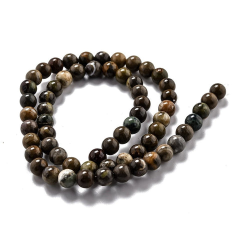 Ocean Jasper Round Beads 6.5mm