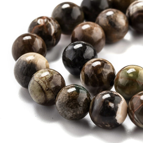 Ocean Jasper Round Beads 8mm