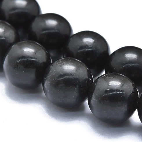 Shungite Round Beads 10mm