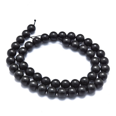Shungite Round Beads 10mm